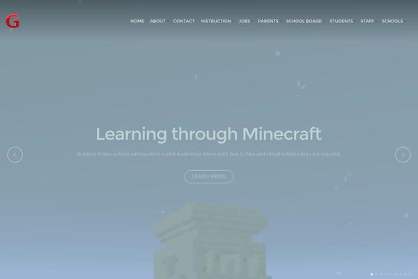 Purpose theme site design template sample