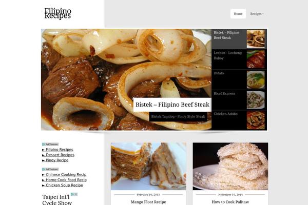 CookingPress theme site design template sample