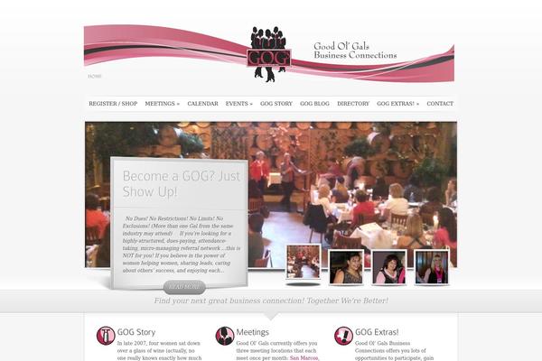 SimplePress theme site design template sample