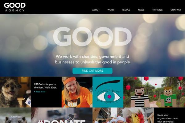 Ga theme site design template sample