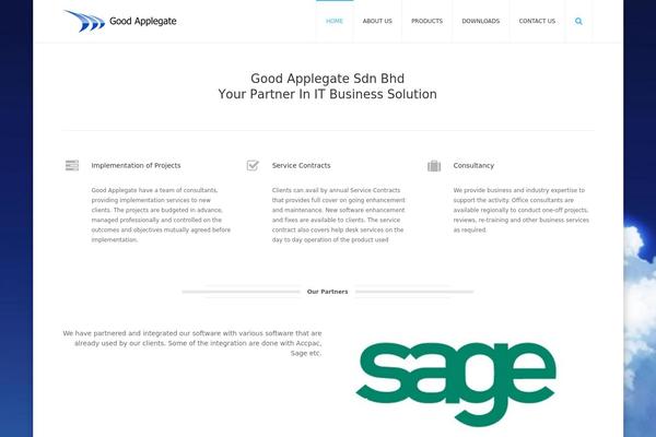 Site using Wip-mega-menu plugin