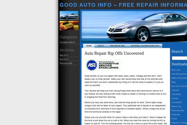 Car-Addict theme websites examples