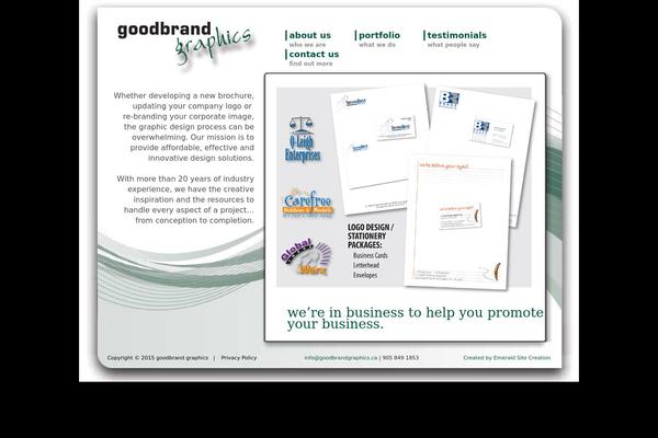 goodbrandgraphics.com site used Goodbrand-graphics