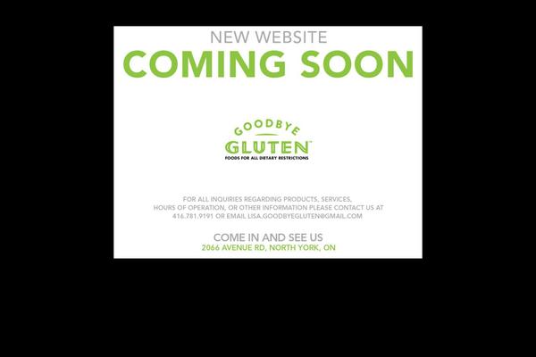 goodbyegluten.com site used Theme1227