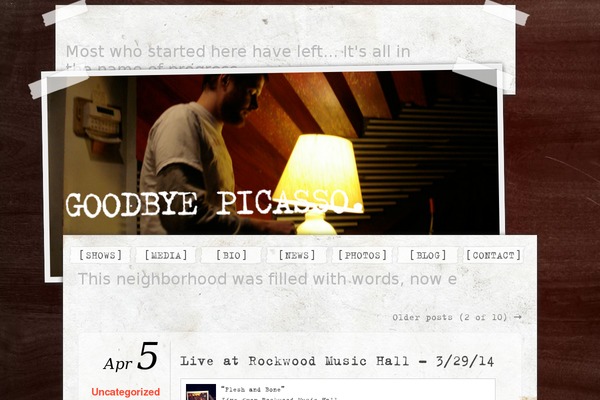 goodbyepicasso.com site used Gp