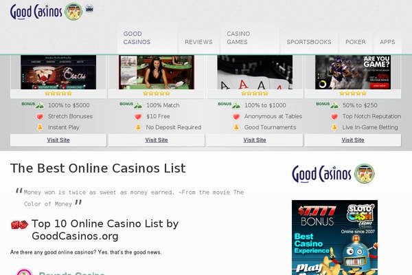 goodcasinos.org site used Fqcore