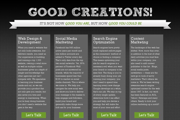 Gc theme site design template sample
