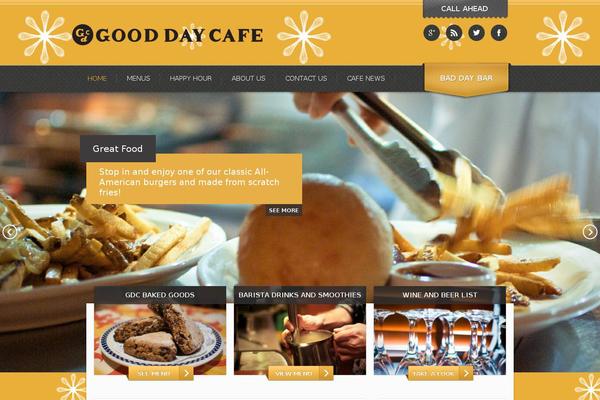 Bistro-responsive_foodie_app-theme theme site design template sample