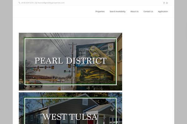 WP Residence theme site design template sample