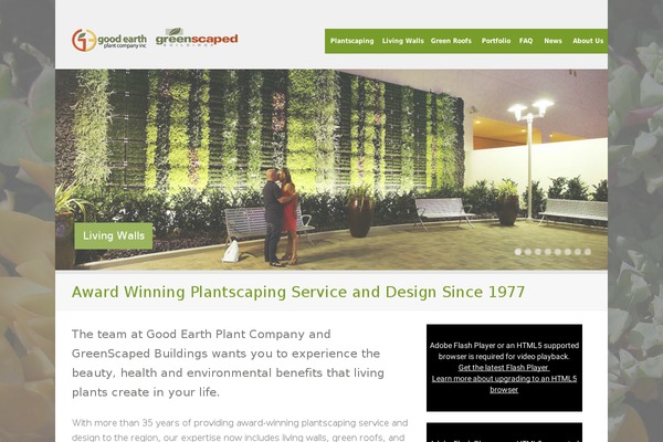 Gather theme site design template sample