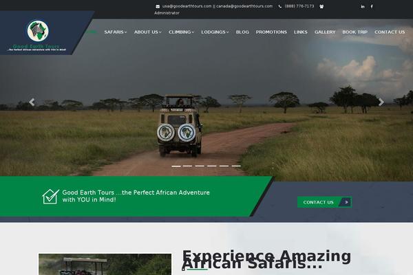 Caliber theme site design template sample