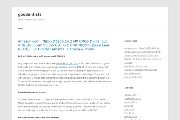 goodentists.net site used SimpleDark