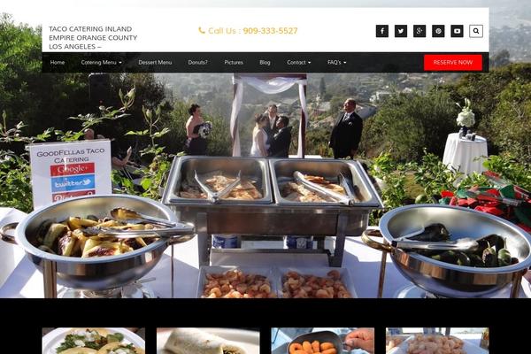 Foodeez Lite theme site design template sample