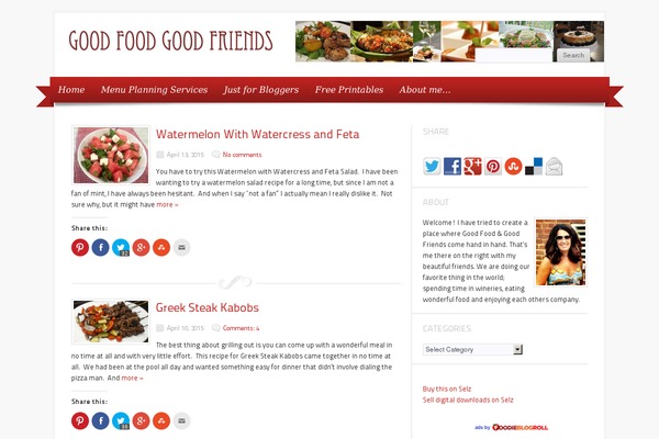 Delicacy theme site design template sample