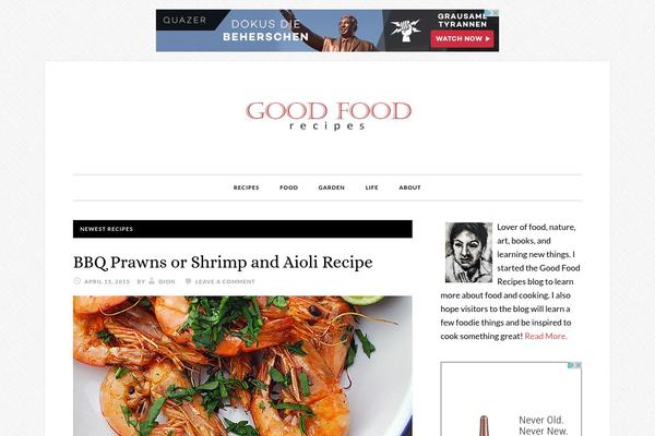 Daily Dish Pro theme site design template sample