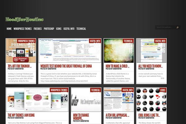TheStyle theme site design template sample