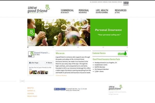Folioway theme site design template sample