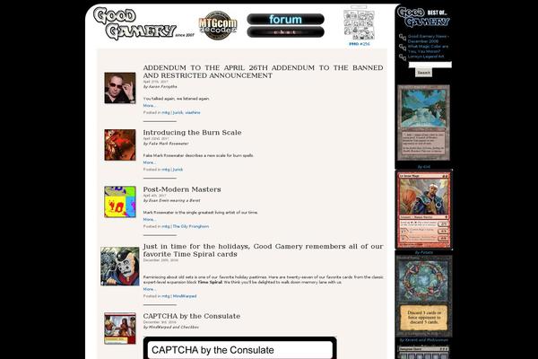Site using WP MtG-Helper plugin