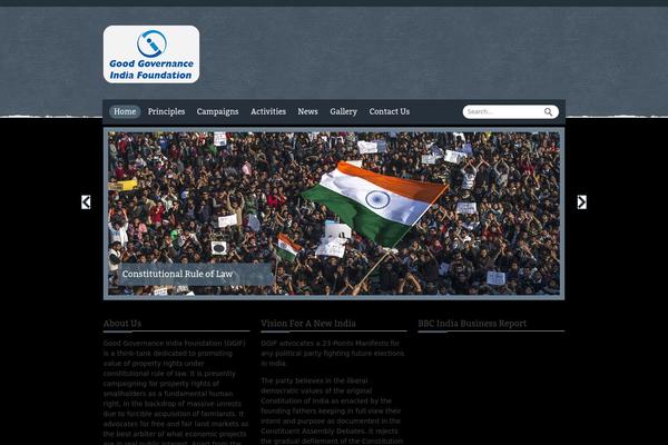 Relief theme site design template sample