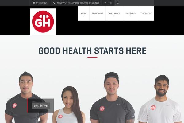 Fit Wp theme site design template sample
