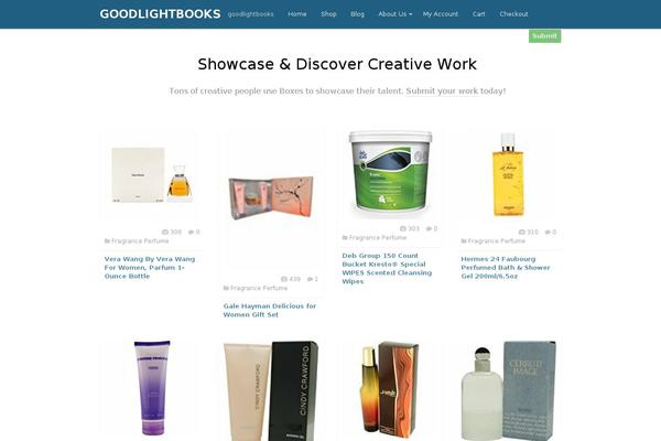 goodlightbooks.com site used Boxes