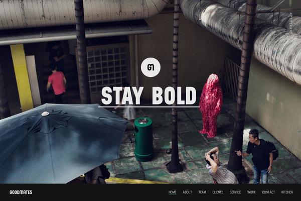 Jarvis theme site design template sample