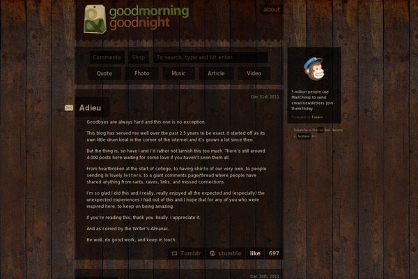 Site using Vote-it-up plugin