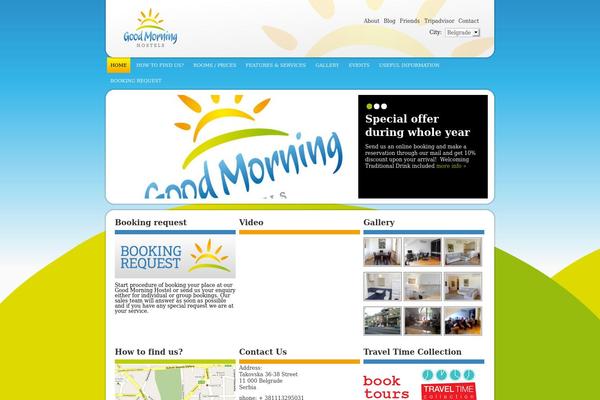 goodmorninghostels.com site used Hostel