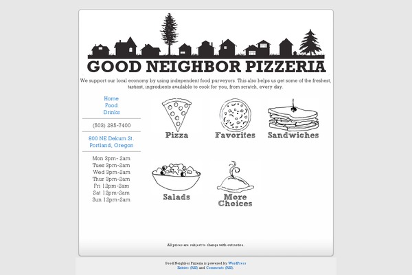 goodneighborpizzeria.com site used Gnp
