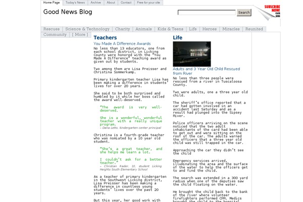2007 theme websites examples