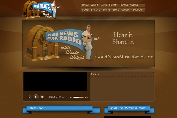 goodnewsmusicradio.com site used Onehat