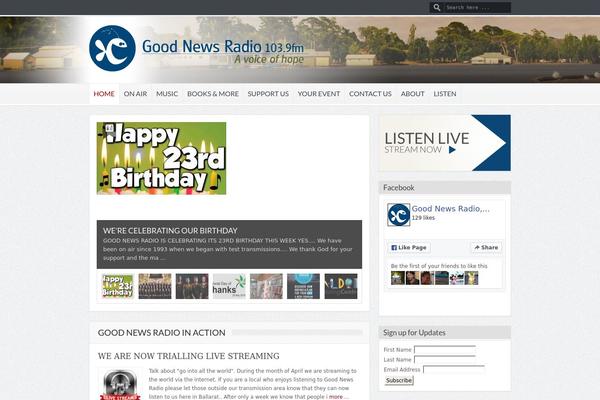 Goodnews 4 theme site design template sample
