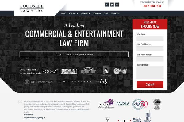 Hestia theme site design template sample