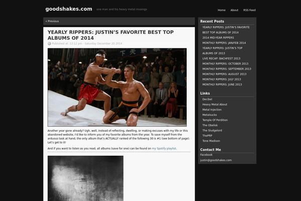 goodshakes.com site used Black n White