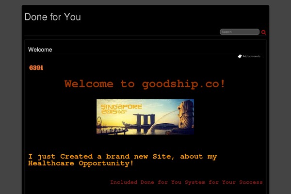 Suffusion theme site design template sample