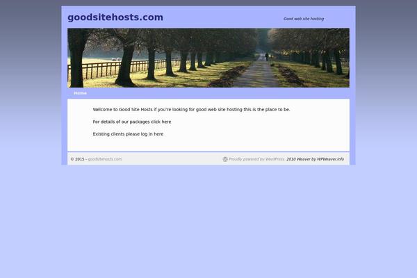 2010 Weaver theme site design template sample