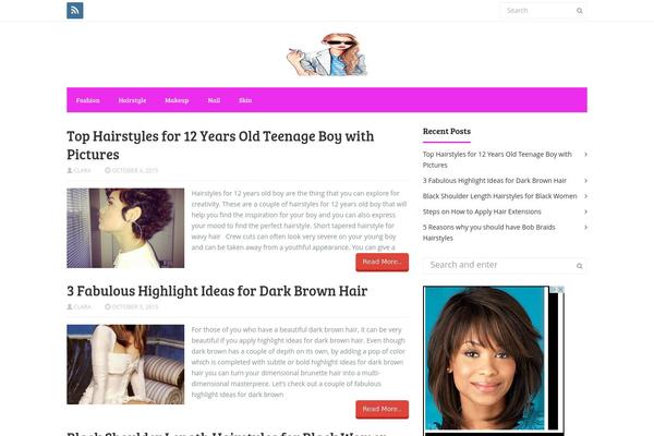 MasterBlog theme site design template sample