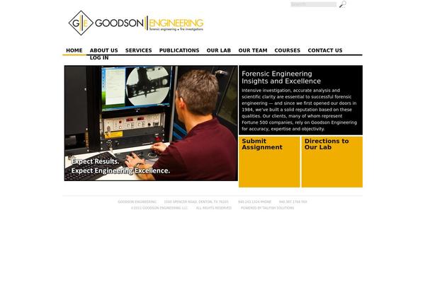 goodsonengineering.com site used Tailfish