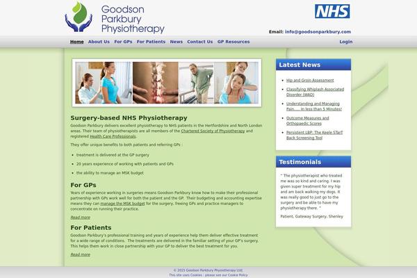 Gp theme site design template sample
