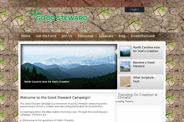 Campaign theme site design template sample