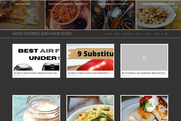 X Child theme site design template sample