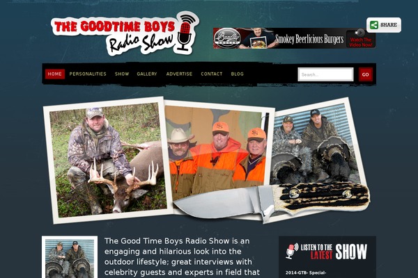 Backstage theme site design template sample