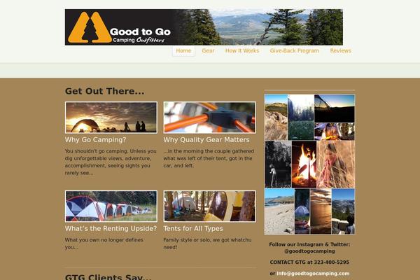 Simplicity theme site design template sample