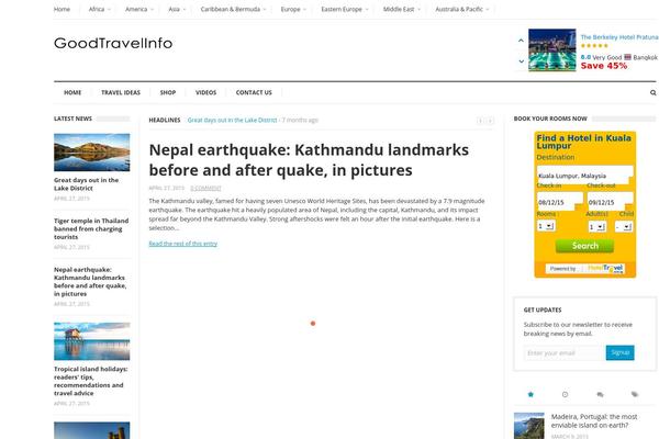 SuperNews theme site design template sample