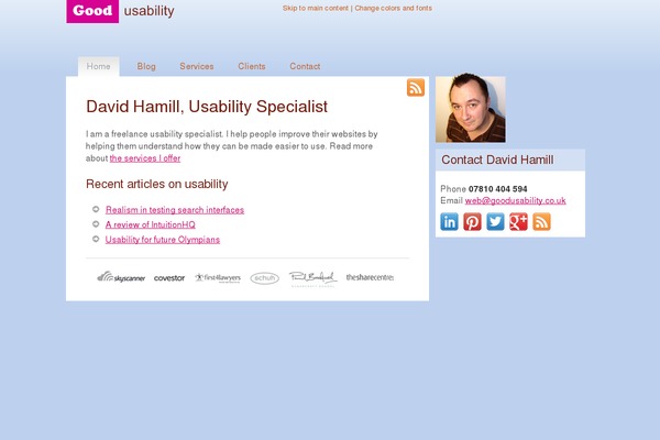 Elegance theme site design template sample