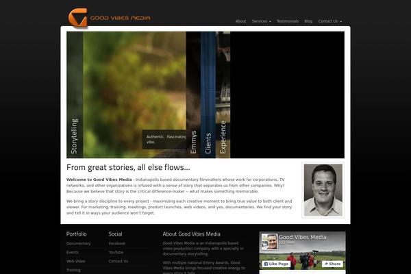 Studiobox theme site design template sample