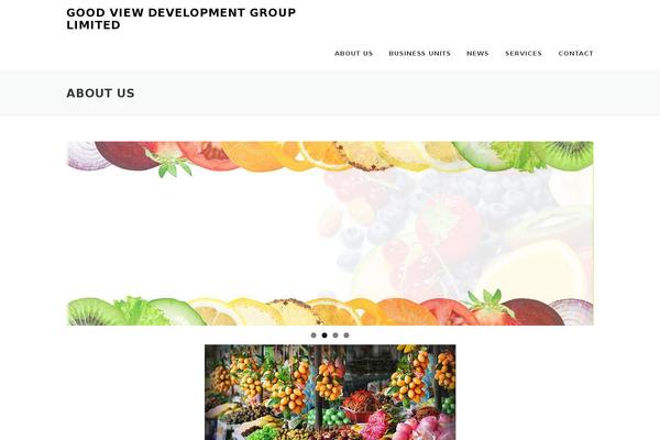 OnePress theme site design template sample