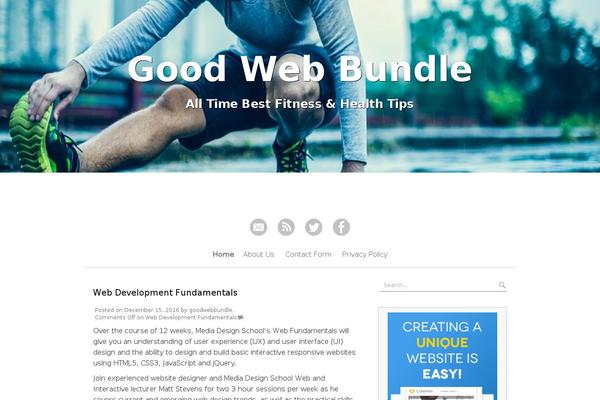 Dinky theme site design template sample