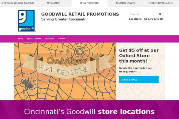 goodwill-micro theme websites examples