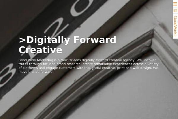 Goodwork theme site design template sample